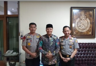Kapolri bersama Gubernur Bengkulu dan Kapolda Bengkulu