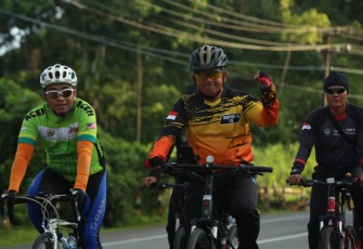 Kasdam IM Ikuti Gowes Tour De Calang