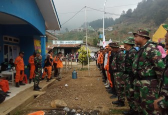 Simulasi Tanggap Bencana Gas Beracun Gunung Api Dieng 
