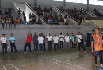 Turnamen Bola Voly Resmi di Buka Wakil WaliKota Tegal