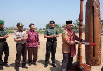 Upacara Pembukaan TNI Manunggal Membangun Desa Kodim 0723/Klaten Sengkuyung Tahap III Tahun 2019