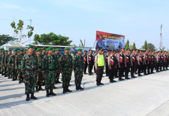 Personel Kodim Klaten Ikut Apel Gelar Pasukan Operasi Zebra Candi 2019   