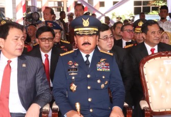 Panglima TNI Hadiri Tradisi Upacara Penyerahan Panji Kepolisian Republik Indonesia