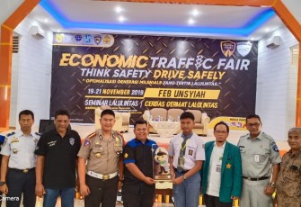 Dirlantas Polda Aceh Hadiri Penutupan Economi Trafic Fair Unsyiah