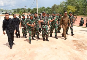 Panglima TNI Tinjau Lokasi Makogabwilhan I