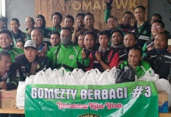 Komunitas Driver Online GOMEZTY Berbagi Rejeki