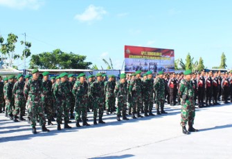 Kodim Klaten Ikuti Apel konsolidasi berakhirnya Operasi Mantab Brata Candi 