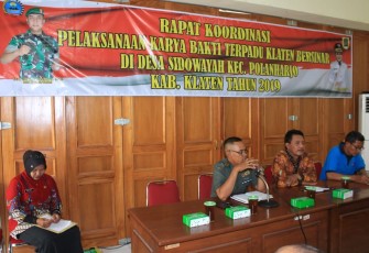 Binter Terpadu Kodim Klaten AkanTerlaksana Pada Karya Bhakti Mandiri Klaten Bersinar