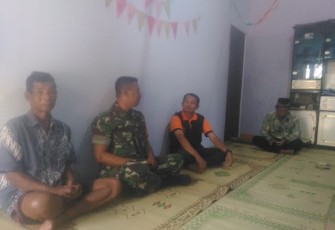 Babinsa Hadiri Sosialisasi Pendirian Tower Seluler