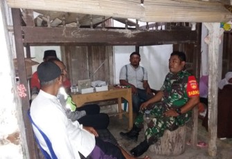 Babinsa Komunikasi Sosial Dengan Masyarakat Polanharjo 