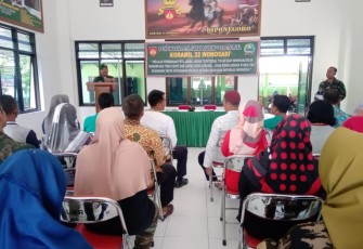 Koramil Wonosari Lakukan Pembinaan Teritorial