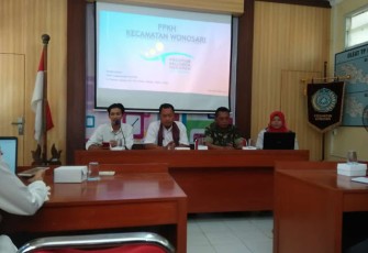 Rapat Koordinasi Penanggulangan Kemiskinan Di Wonosari