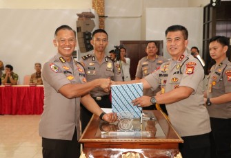 Kapolda Bengkulu Irjend Pol Drs Supratman Serahkan Dipa Tahun Anggaran 2020 