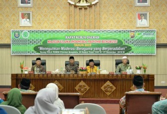 Wakil Gubernur Bengkulu Dedy Ermasyah Hadir Dalam Rapat Kerja Daerah Majelis Ulama Indonesia Provinsi Bengkulu 