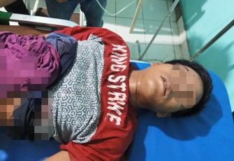 Tersangka pasca dibawa ke RS Bhayangkara Bengkulu
