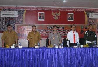 Sosialisasi  Pemberantasan Pungutan Liar
