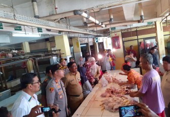 Muspiko sidak Pasar Kramatjati bersama Dandim dan Kapolres Jakarta timur