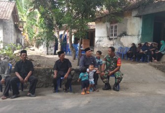 TNI Babinsa Hadir Takziah
