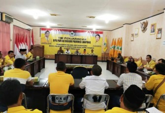 DPD Partai Golkar Lampung Gelar Rakor Tim Penjaringan