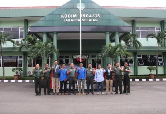 Dandim 0504/JS Terima Audiensi PMII Cabang Jakarta Selatan