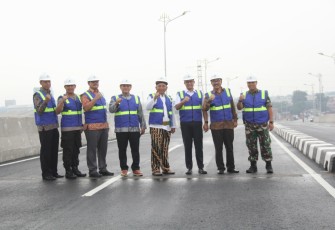 Dandim 0507/Bekasi Hadiri Peresmian Fly Over Simpang Cipendawa dan Fly Over Simpang Rawapanjang oleh Gubernur DKI Jakarta