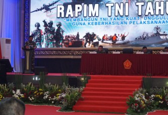 Panglima TNI Pimpin Rapim TNI