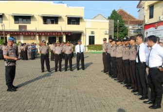 Waka Polda Lampung Pimpin Apel Pagi
