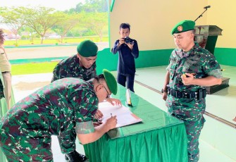 Prajurit Kodim 0115/Simeulue Tanda Tangani Pakta Integritas Bebas Narkoba