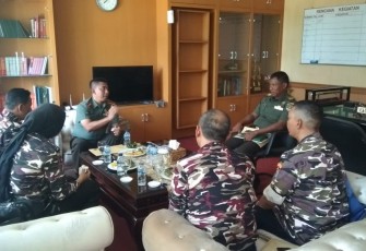 Audiensi Gebyar FKPPI diterima Dandim 0505/Jakarta timur