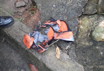 Tas misterius usai meledak