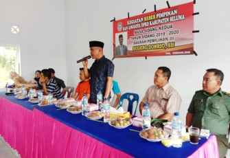 Sugeng Zonrio saat menanggapi penyampaian aspirasi warga