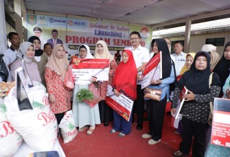 Dinsos Asahan Launching Program Sembako