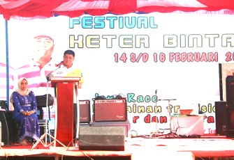 Semarak ! Wabup Bintan Buka Jong Race Keter Bintan 2020