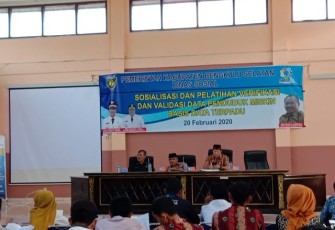  Sosialisasi dan Pelatihan Verifikasi dan Validasi Data Penduduk Miskin