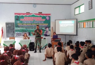 Koramil Paguyangan Lantik Kenaikan Tingkat Pramuka Penegak Bantara SMK NU Nurul Huda