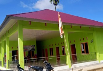 Balai Desa yang selesai di Bangun