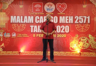 Bupati Asahan saat memberikan sambutan