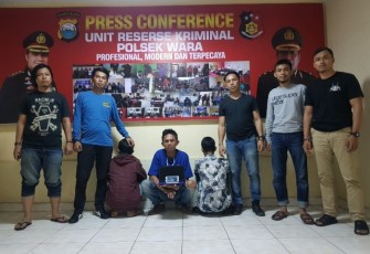 Polsek Wara Tangkap Dua Pencuri Barang Elektronik