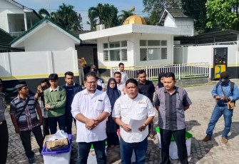 Balon Perseorangan Bupati-Wabup Serahkan Syarat Dukungan ke KPU Labuhanbatu