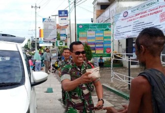 Koramil Bumiayu Brebes Turun Ke Jalan dan Pasar Lagi