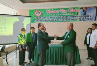 Pelantikan Pengurus IDI Kabupaten Samosir