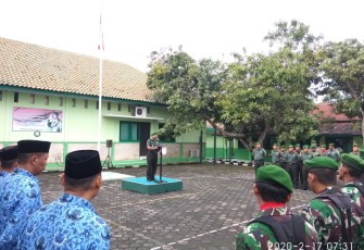 Kasdim 0736/Batang Selain Bacakan Amanat KASAD Juga Mengajak Untuk Tingkatkan Keimanan