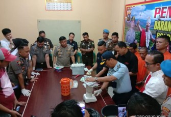 Proses pemusnahan barang bukti