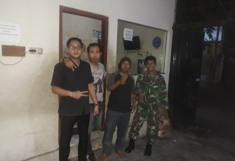 Piket Koramil 03/Serengan Patroli Malam