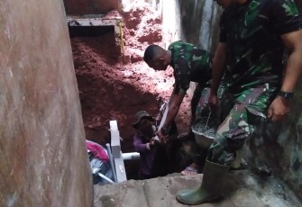 Satgas TMMD 107 Kodim 0508/Depok Rehab Rumah Satpam Salah Satu Rumah Sakit Swasta