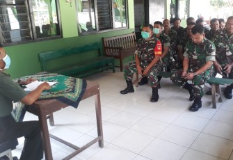 Danramil Kemusu Berikan Arahan ke babinsa