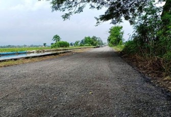 Baru Dikerjakan Jalan Aspal TMMD Reguler Pekalongan Tampak Mulus