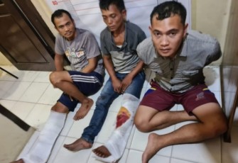 Dua dari tiga pelaku Curat dilumpuhkan