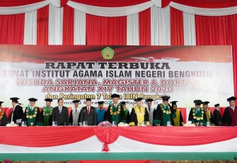 Wisuda angkatan ke XIV tahun 2020 IAIN Bengkulu