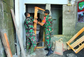 Dansatgas TMMD 107 Kodim 0508/Depok Optimis Rampungkan Renovasi Rutilahu